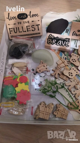 Разнообразни материали за творчество като ново, снимка 2 - Ученически пособия, канцеларски материали - 53653205