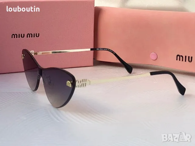 Miu 2024 дамски слънчеви очила котка 3 цвята, снимка 16 - Слънчеви и диоптрични очила - 48008780