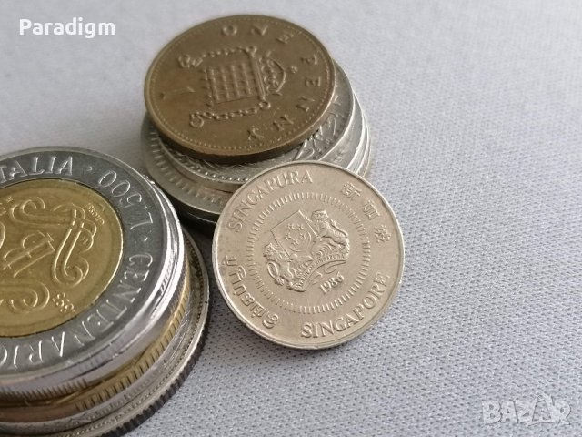 Монета - Сингапур - 10 цента | 1986г., снимка 2 - Нумизматика и бонистика - 41082035