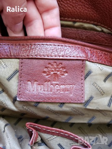 Mulberry чанта от естествена кожа, снимка 4 - Чанти - 41702922