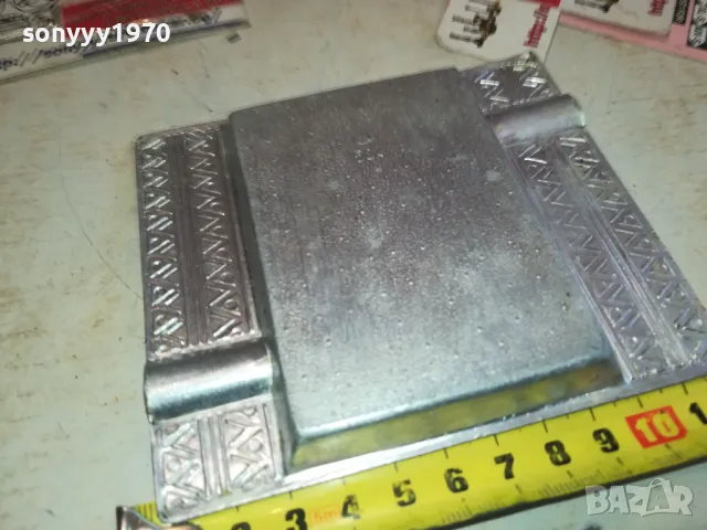 СТАР АЛУМИНИЕВ ПЕПЕЛНИК 1901251407, снимка 13 - Антикварни и старинни предмети - 48739218