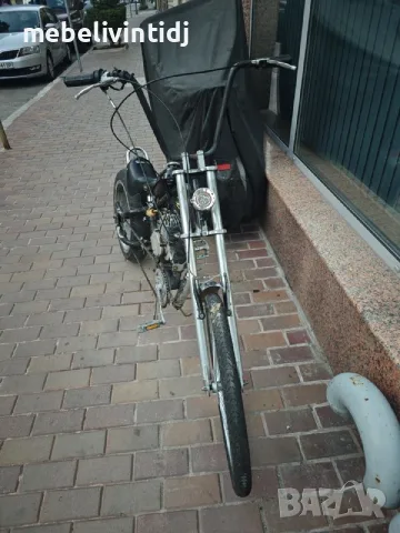 Вело мотоциклет (чопър) с 50cc двигател, снимка 13 - Мотоциклети и мототехника - 55868130
