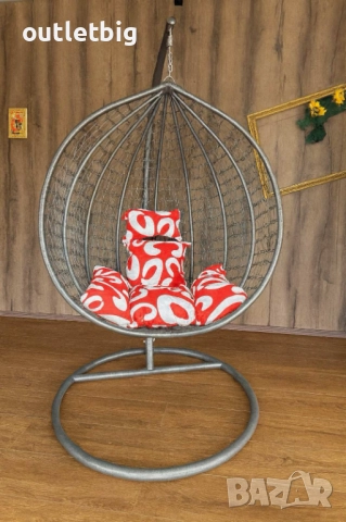 Градинска висяща люлка тип гнездо,яйце–Промоция!