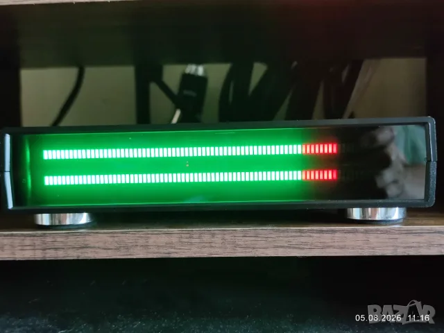 Стерео LED VU Meter със 160 диода [зеленочервено], снимка 3 - Други - 56294540