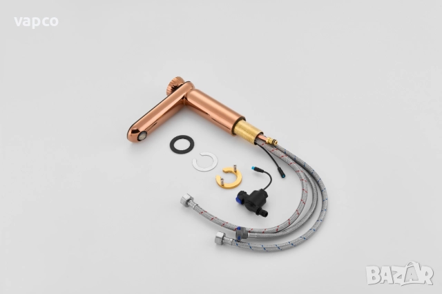 Луксозен смесител с LED подсветка и дисплей W143, снимка 8 - Смесители - 52142280