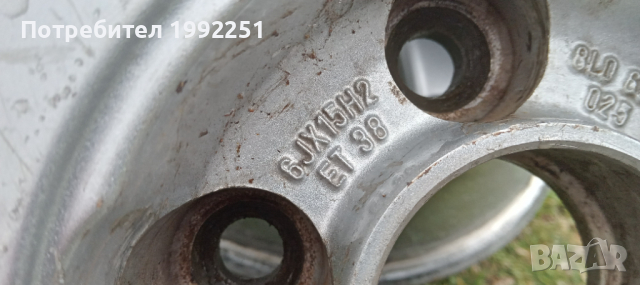 4бр. ляти джанти 6J15 ET38 5x100мм. Свалени са от Audi A3. Внос от Германия. Цената е за комплекта., снимка 3 - Гуми и джанти - 36300976