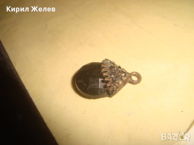 ВИНТИДЖ СТАРО ФИГУРАЛНО ФАСЕТИРАНО МЕДАЛЬОНЧЕ 10019, снимка 5 - Антикварни и старинни предмети - 35666131