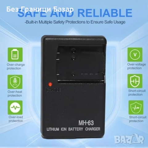 Ново MH-63 зарядно EN-EL10 за Nikon Coolpix S60 S3000 S4000 фотоапарат, снимка 4 - Чанти, стативи, аксесоари - 53010158