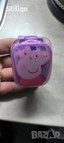 Интерактивна играчка, Vtech, Peppa Pig, Детски часовник, снимка 5 - Електрически играчки - 53193763