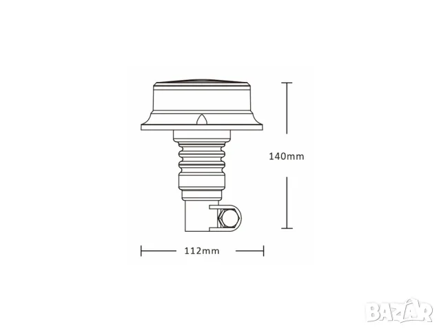 LED аварийна лампа PICO с 18 диода, снимка 4 - Аксесоари и консумативи - 55868543