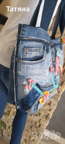 Чанта ръчна изработка, снимка 2 - Чанти - 51233957