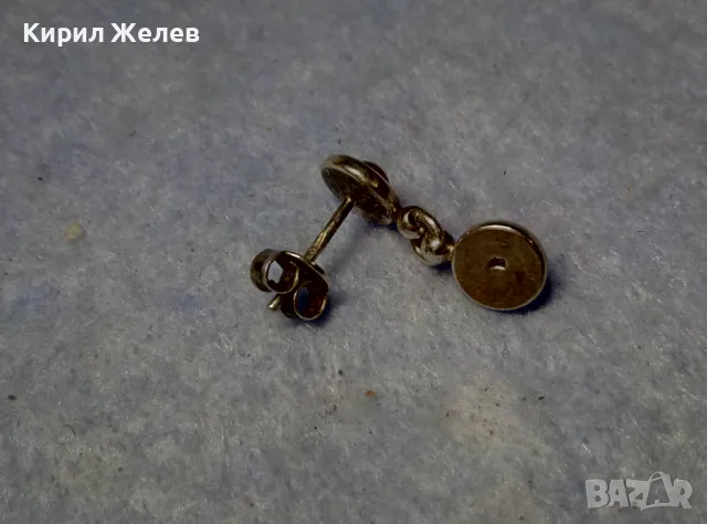 НЕЖНА СРЕБЪРНА ОБЕЦА СРЕБРО 925 с ШЛИФОВАН БАЛТИЙСКИ НАТУРАЛЕН КЕХЛИБАР 30545, снимка 10 - Обеци - 49510827