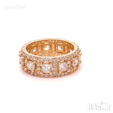 Златен дамски пръстен 4,94гр. 14кр.проба:585 размер:51 модел:29359-6, снимка 3 - Пръстени - 48793308