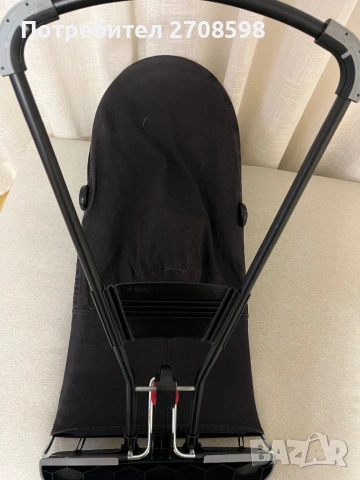 Шезлонг BabyBjorn + играчка / бебешки шезлонг Baby Bjorn, снимка 10 - Детски шезлонги - 53335713