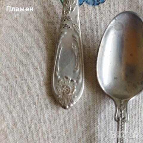 сребърни лъжички , снимка 12 - Антикварни и старинни предмети - 44353670