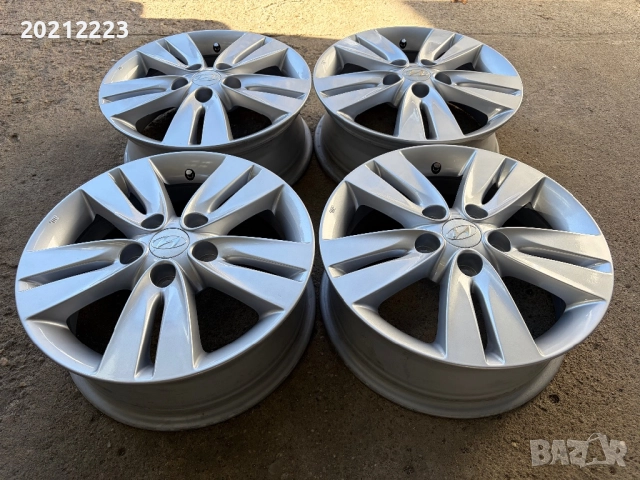 4 броя алуминиеви джанти за Hyundai IX20 16, снимка 3 - Гуми и джанти - 46633953