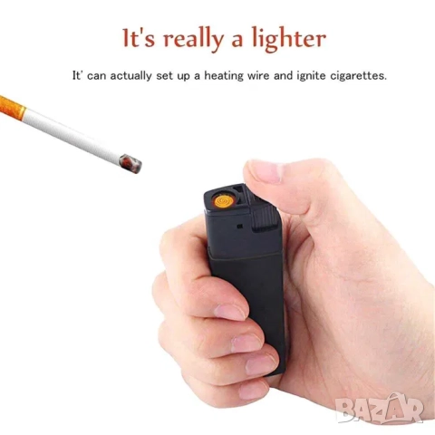 WIFI скрита камера в електрическа запалка, шпионска камера, снимка 6 - HD камери - 52197019