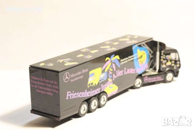 HERPA H0 1/87 MERCEDES РЕМАРКЕ КАМИОН МОДЕЛ, снимка 6 - Колекции - 53400504