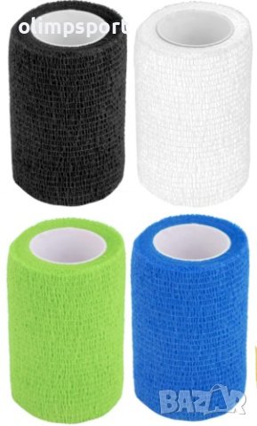 Еластичен кохезивен спортен бинт с ширина 75 мм и дължина 4.50 м. , снимка 2 - Футбол - 42350637