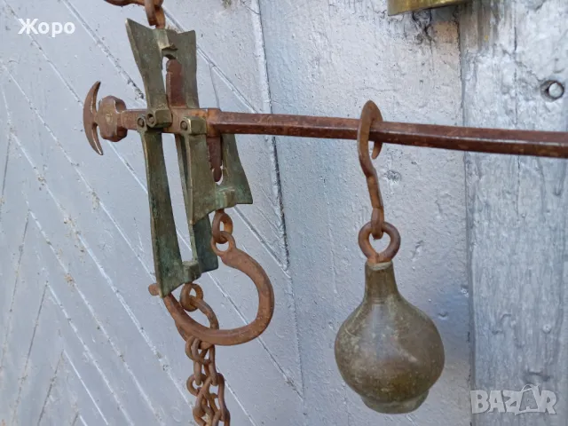 възрожденски старинен кантар тупузлия, снимка 3 - Други ценни предмети - 48815566