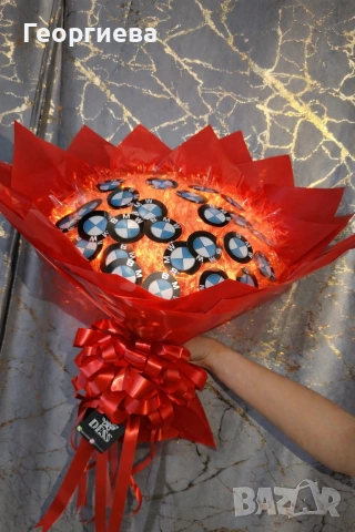 Луксозни светещи букети "DESS", снимка 6 - Ръчно изработени сувенири - 53560405