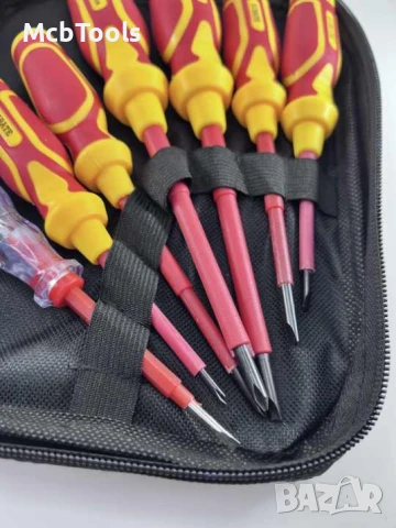 Отверки електричарски 7бр комплект, снимка 2 - Отвертки - 50880042