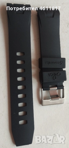 Силиконова каишка за Omega, снимка 3 - Каишки за часовници - 52077899