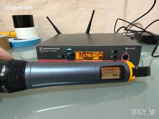 Sennheiser ew 100-945 G3-1G8 1785-1800MHz, снимка 2 - Микрофони - 53719885