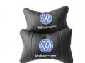 възглавнички за автомобил VW бродирани Кожа 2 броя, снимка 1