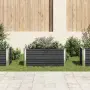 vidaXL Градинска висока леха антрацит 100x40x45 см поцинкована стомана, снимка 3
