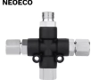 NEOECO регулиране 3-позиционен адаптер за въздушни маркучи за аерограф, колектор за сплитер , снимка 1