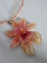 Нежно колие с естествен цвят на орхидея Камбрия. , снимка 4