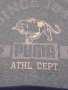 Puma Hoodie с ретро спортен distressed велурен принт, като ново, размер M, снимка 3
