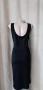 2XL Черна, еластична изчистена рокля, снимка 4