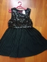 Черна рокля с пайети , снимка 2