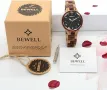 Дървен дамски часовник BEWELL Black Starry Sky, снимка 2