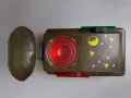 Фенерче за батерия 4.5 волта с червен и зелен филтър, снимка 3