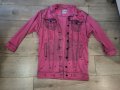 Дънково яке с камъни Dishe Jeans Barbie, снимка 2