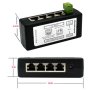 PoE Hub Splitter Injector 8 Портов DC Мрежови Инжектор PoE Injector 4 Port IP NVR POE 4 Портово PoE, снимка 5