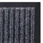 vidaXL Изтривалка за врата, сива, 90 x 150 см, PVC, снимка 4