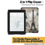 Калъф + протектор за Kindle Paperwhite 2018 (10th Gen) - Eiffel Tower, снимка 2