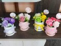🌿НОВИ🌿 свежи бюджетни предложения със три броя сапунени цветя за любимата учителка☘️🌷🌼💐, снимка 9