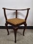 античен стол с извит гръб , снимка 1 - Столове - 44263119