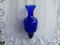 Винтидж ваза кобалт, снимка 1