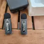 ЧИСТО НОВ Безжичен петличен микрофон BOYA BY-V20 (USB-C) – Двоен, снимка 3