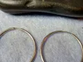Стари КЛАСИЧЕСКИ РЕТРО АРТ МОДЕЛ СРЕБЪРНИ ОБЕЦИ ХАЛКИ СРЕБРО ВИСОКА ПРОБА ФИНА РЪЧНА ИЗРАБОТКА 40241, снимка 5