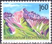 Чиста марка Планина Шварцхорн 1992 от Лихтенщайн