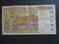 ЗАПАДНА АФРИКА > КОТ Д'ИВОАР >1000 ФР. / 1999 год., снимка 2