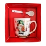 6240 Коледна чаша с лъжичка Merry Christmas в подаръчна кутия, снимка 7