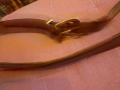 Колан естествена кожа дълъг отличен широк 3 см и дълъг 127 см, снимка 6